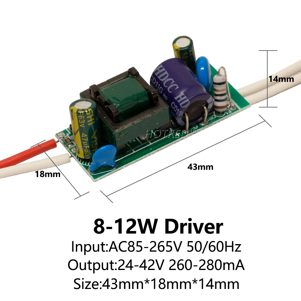 LED Driver 280mA Board 1-3W 5W 4-7W 8-12W 12-18W 18-25W 25-36W LED Power Supply Unit Lighting Transformers For Panel Light DIY