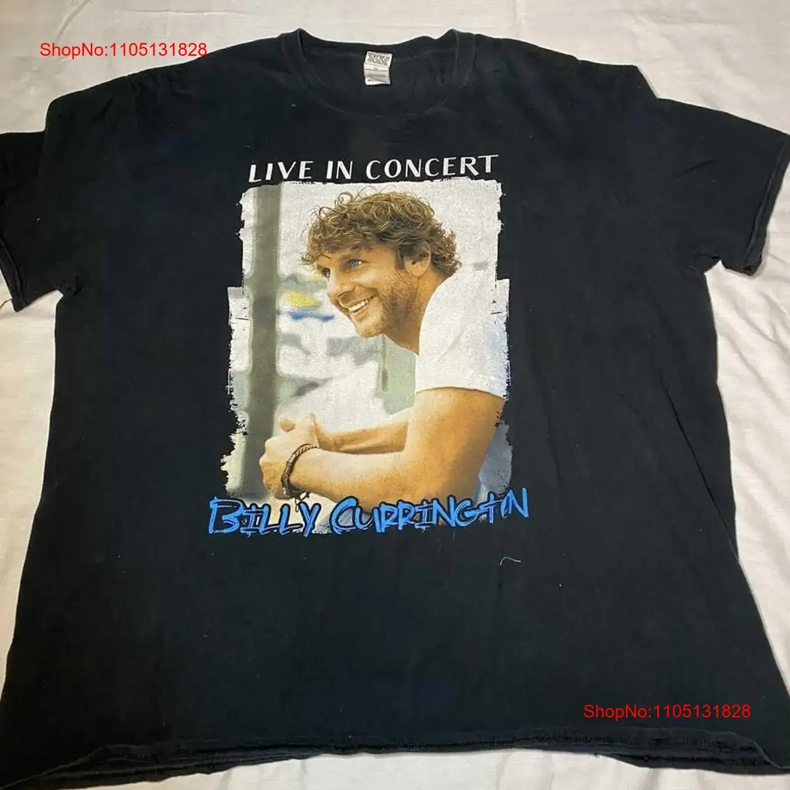 

Vintage Billy Currington Tour T Shirt Cotton Black All Size BO1376 vintage Washed Stretched streetwear Soft Slightly homme