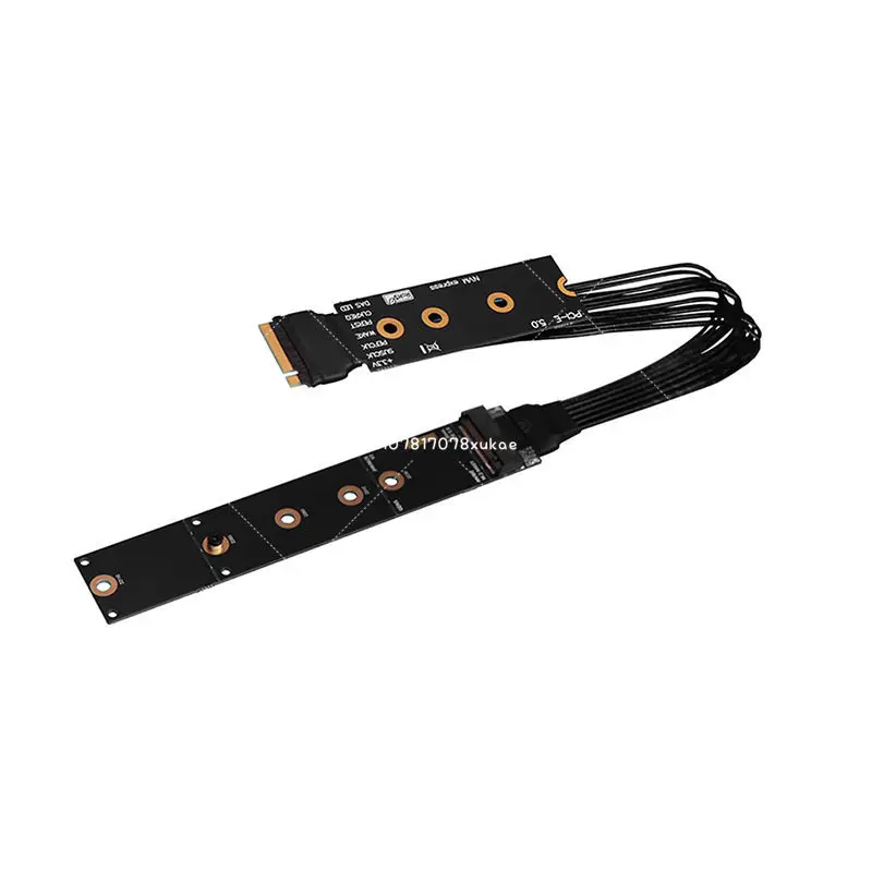 PCIE5.0 SSD Adapter Cable M.2-Mkey Extension Cable 22110 NVME SSD Adapter