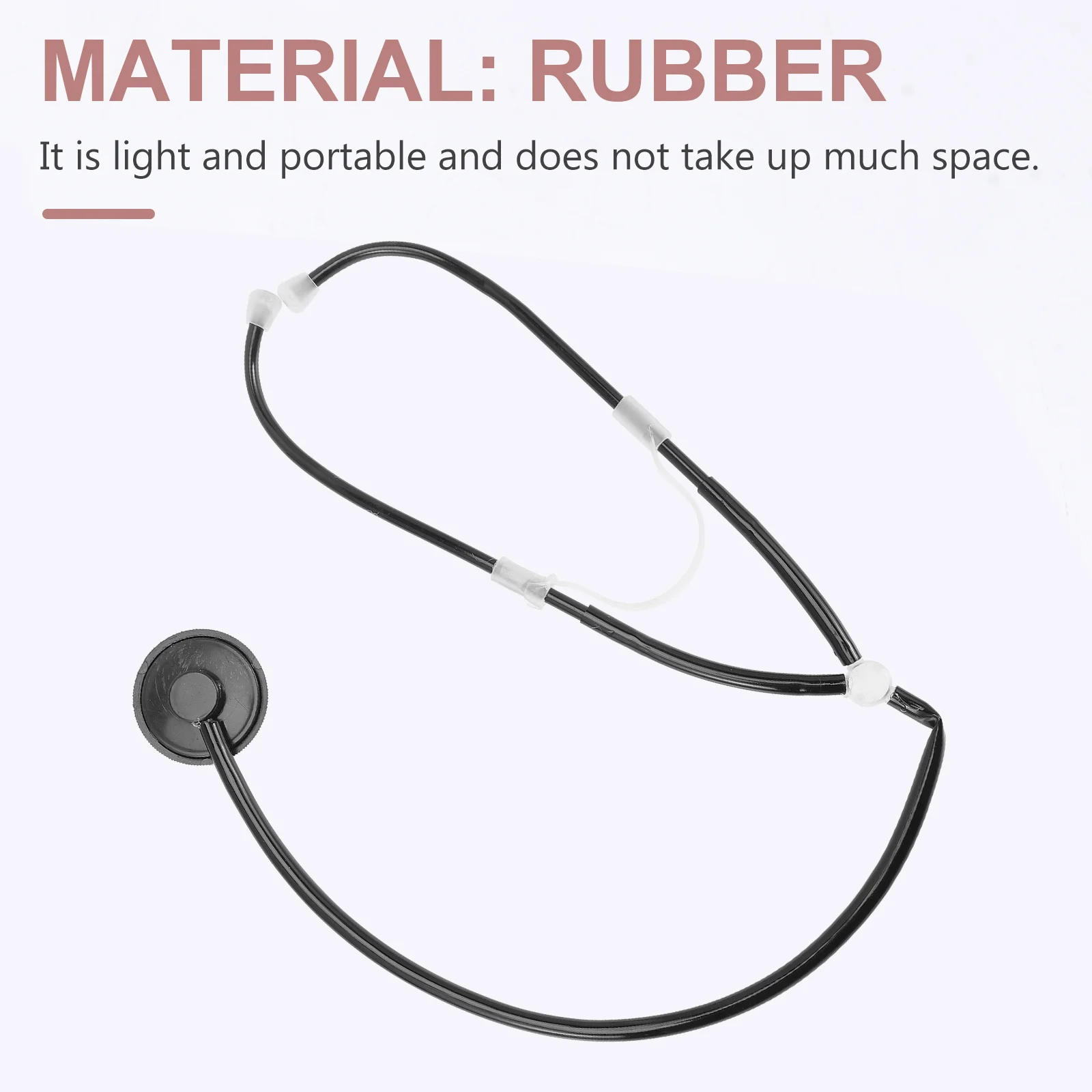 4 pçs estetoscópio simulação plástico role play médico kit para crianças decoração de halloween aprendizagem adereços médicos exame batimento cardíaco