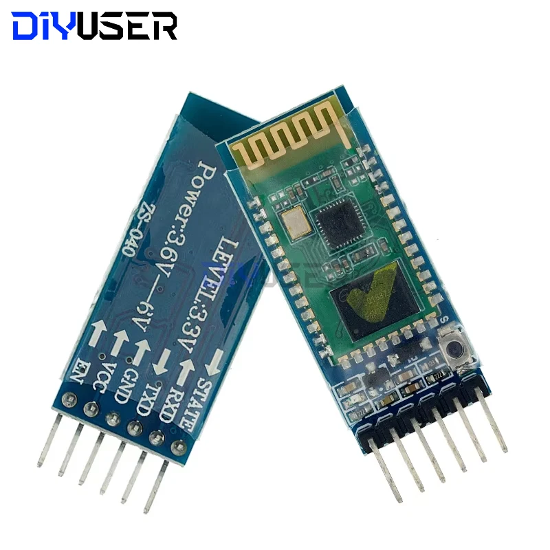 DIYUSER NEW HC-05 HC 05 hc-06 HC 06 RF Bezprzewodowy moduł nadawczo-odbiorczy Bluetooth Slave RS232 / TTL do UART konwerter i adapter — zdjęcie 7