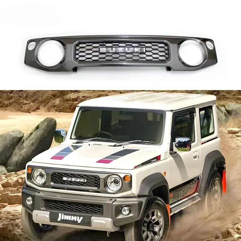 

Front Grille For Suzuki Jimny JB74 JB64W 5-Door 2019 2020 2021 2022 2023 2024 2025 Grill for Jimny 4X4 OffRoad Accessories
