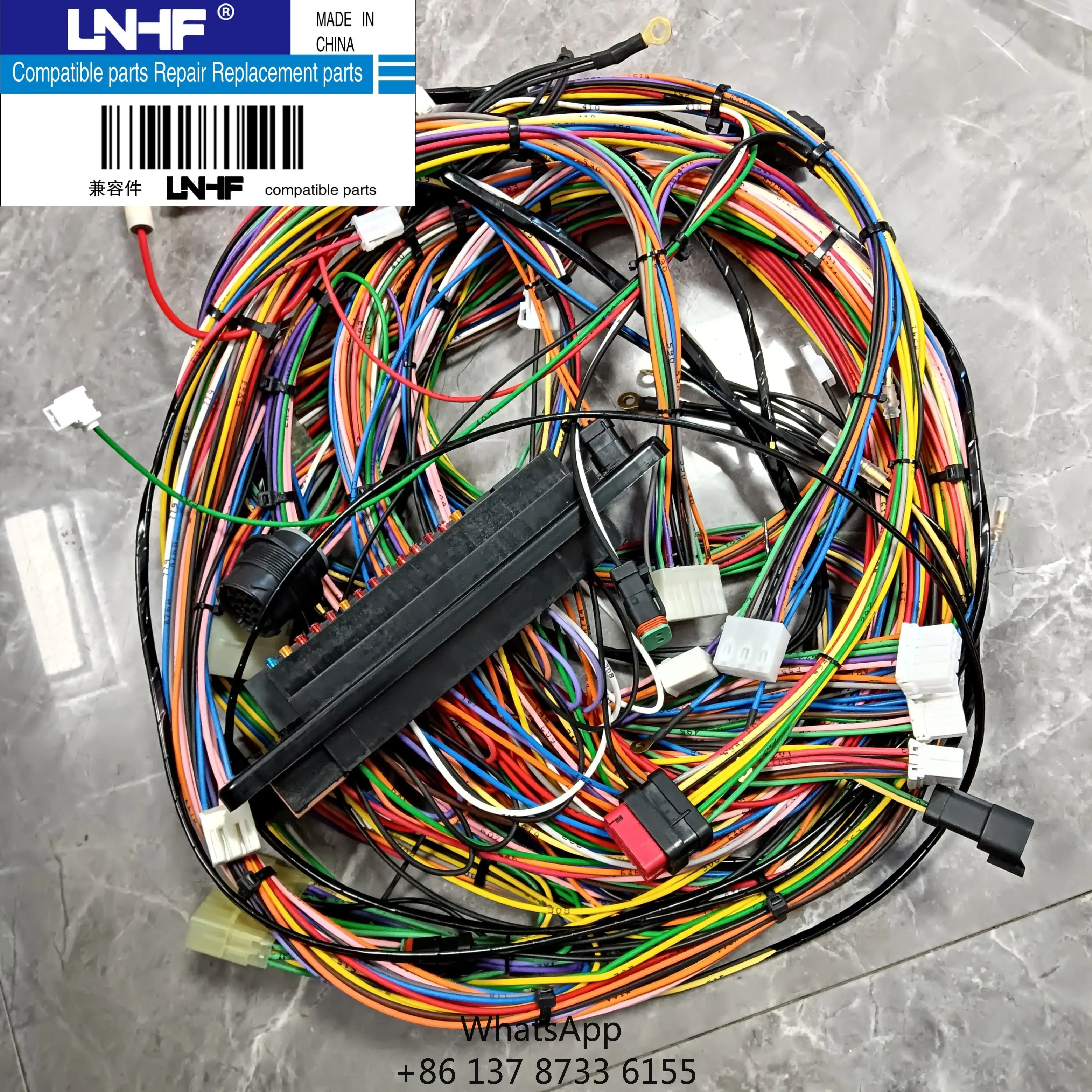 LNHF Excavator Direct Injection Engine Fuse Box Wiring Harness Compatible Parts 320D2 5395841 539-5841 Spare Parts