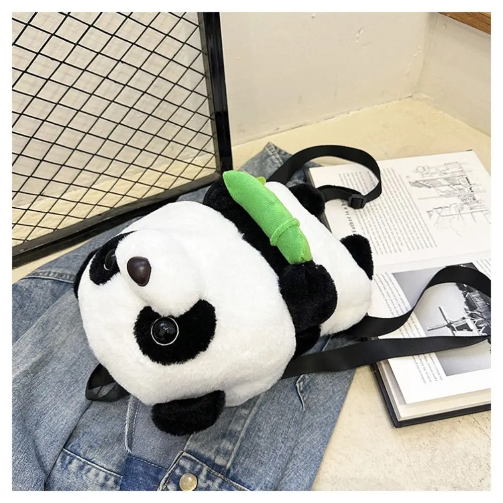 High Quality Skin Friendly Plush Toys Durable Wear-resistant Shoulder Bag Soft Creative Panda