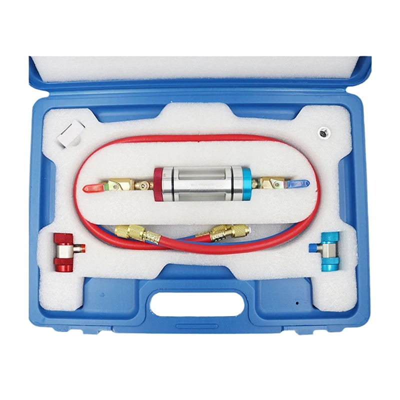 Set di riempitivi per refrigerante ad aria automatica, tipo vuoto per auto, sostituzione del serbatoio dell'acqua, accessori per strumenti di riparazione automatica