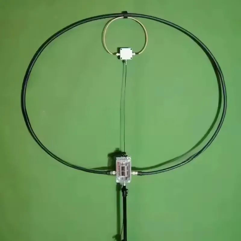 New High-Quality MRA-QRP Small Loop Antenna - 20W for Shortwave HF Radio (Compatible with IC-705/FT-818/FT-817)