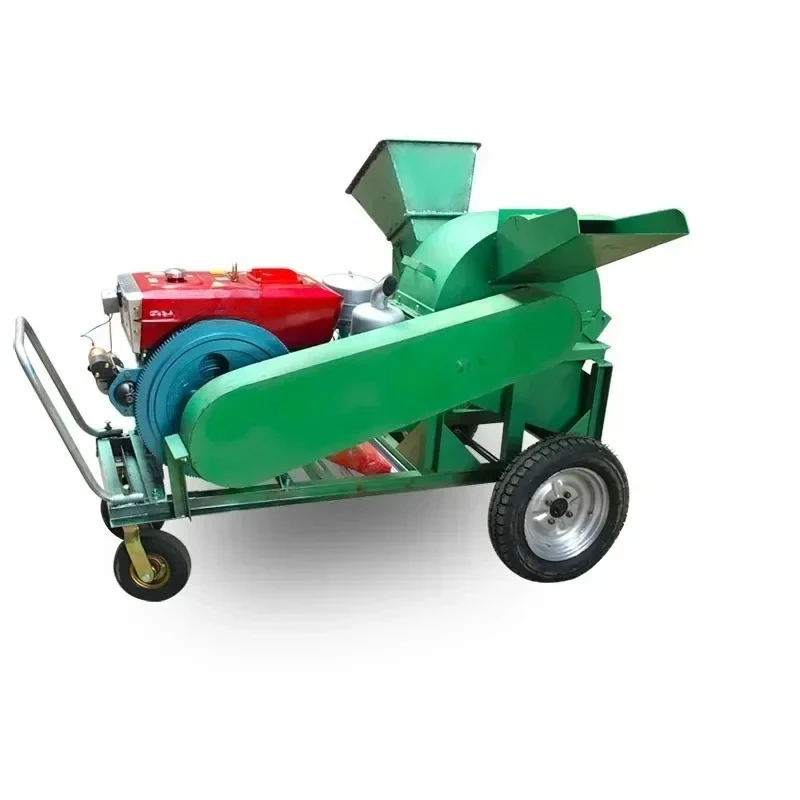Branch Shredder Garden Small Mobile Wood Shredder Electric Diesel Large Multi-function Wood Shredder