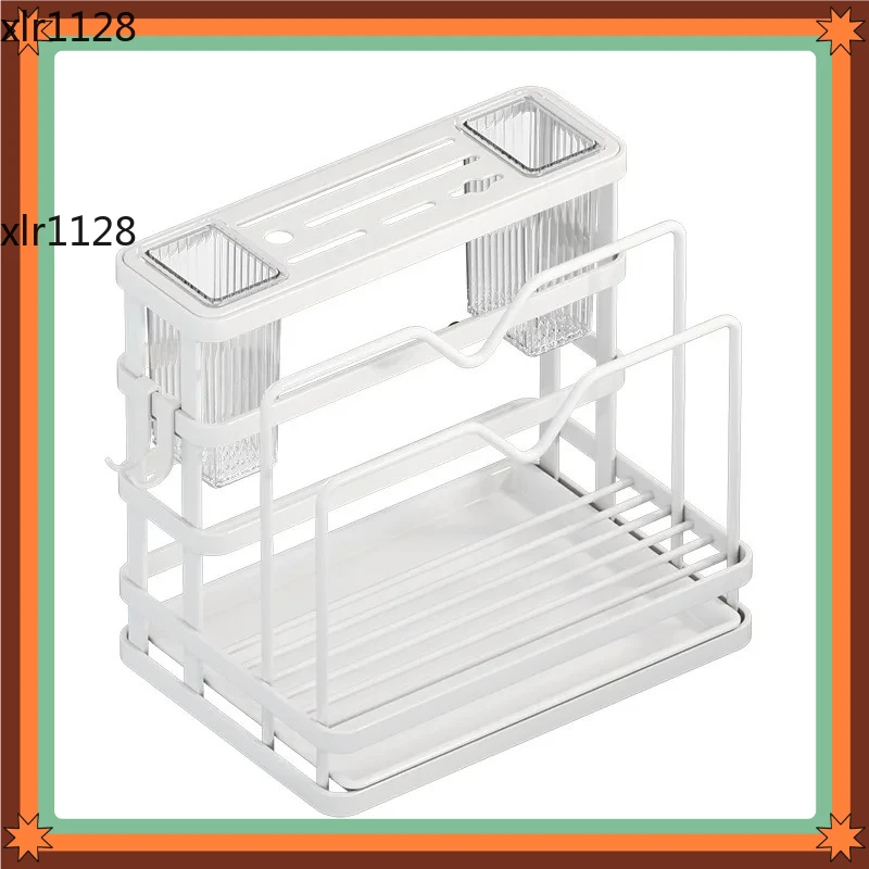 

Multifunctional Kitchen Knife & Chopstick Holder Wall Mounted Countertop Storage Rack
