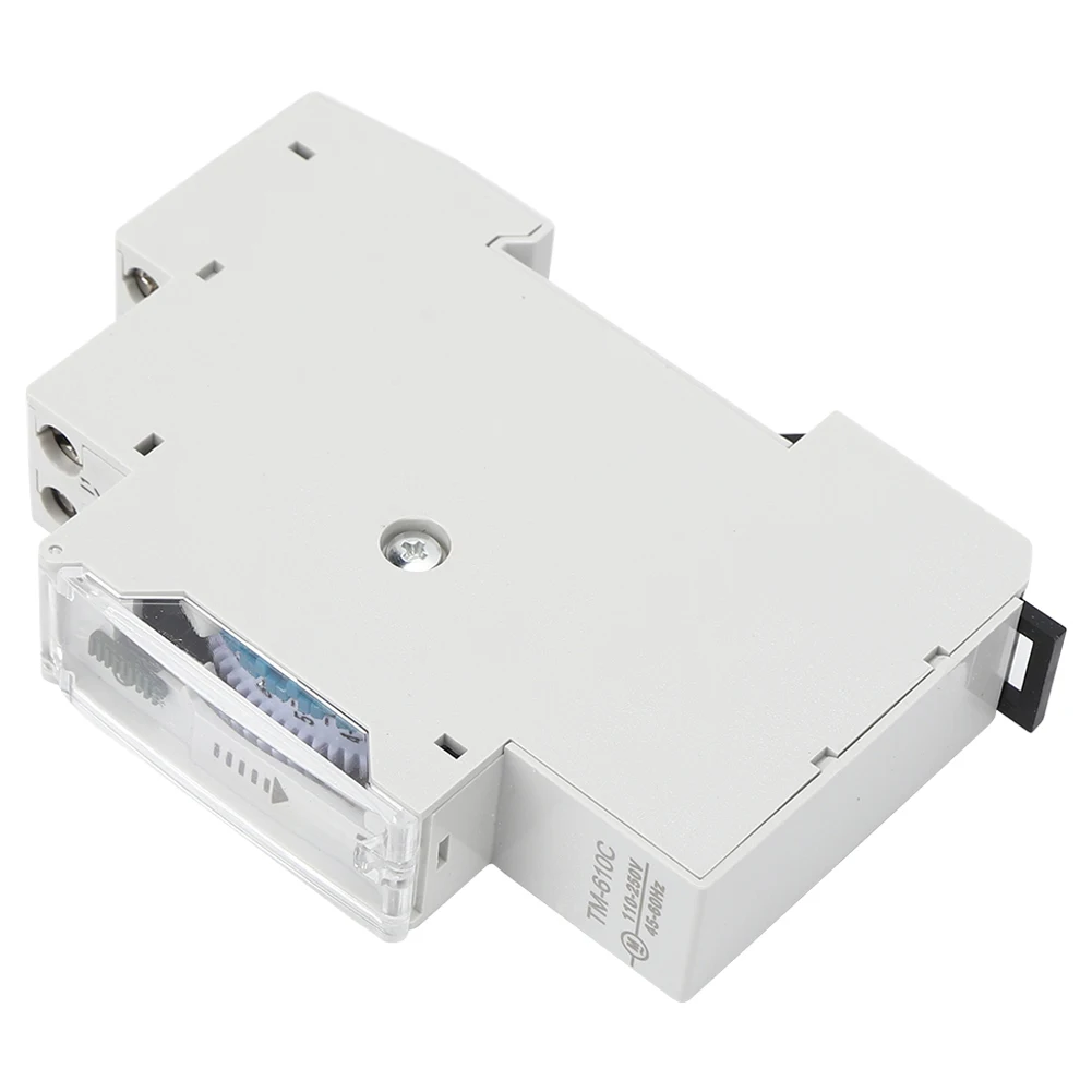 Time Control Switch, Time Switch High Accuracy 1P Rail Intelligent Timing Switch for Street Light TM610C 220V