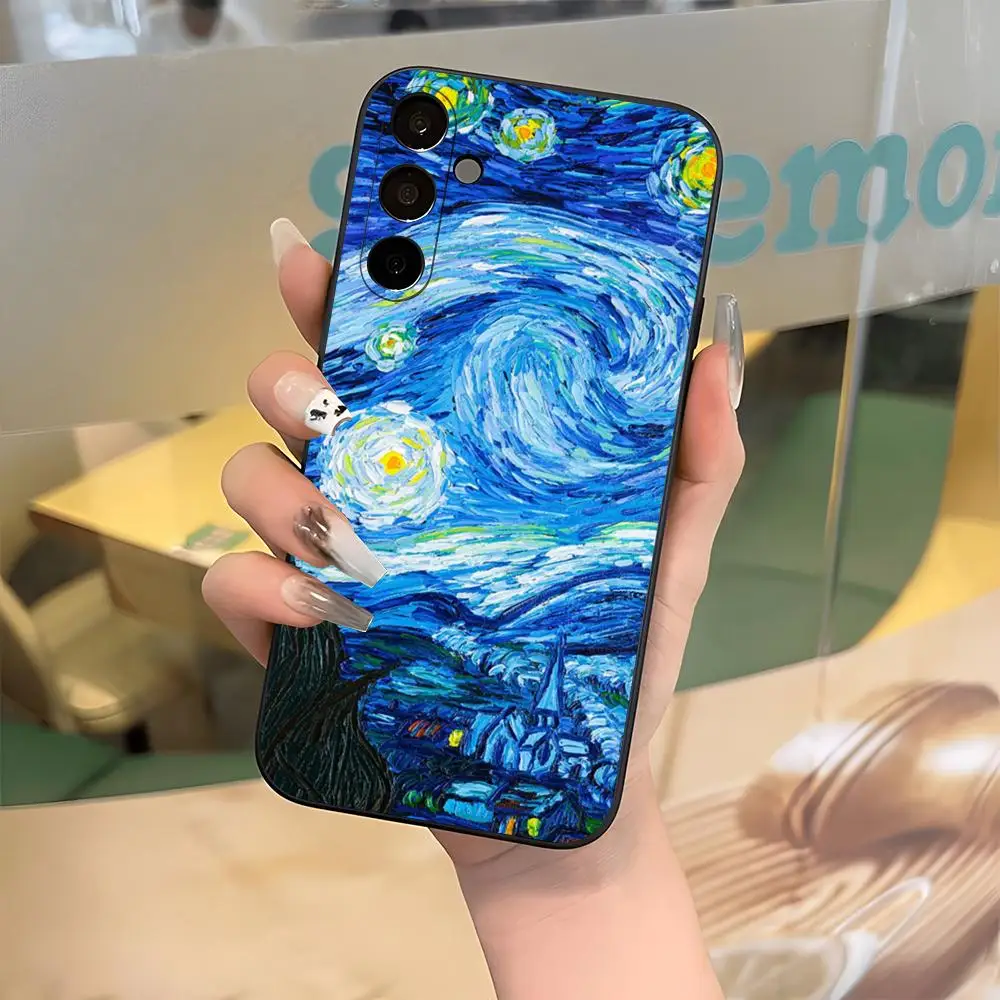 Van Gogh Oil Paintings Phone Case For Samsung S26 S25 Edge S24 S23 S22 S21 Ultra Plus Fe A55 56 15 4G 5G Galaxy Silicon Cover