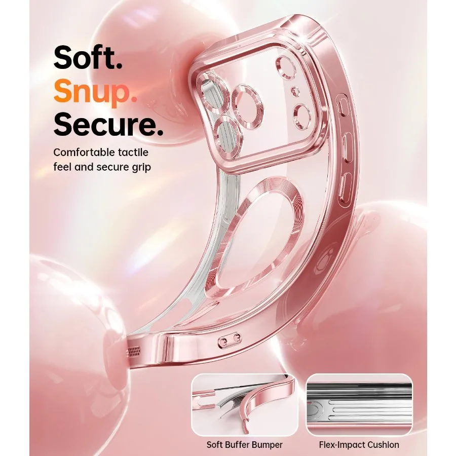 아이폰 17 프로용 디자인된 자석 케이스 탈부착 가능한 폰 링 스탠드 포함 핸즈프리 뷰잉 및 영상 통화 가능