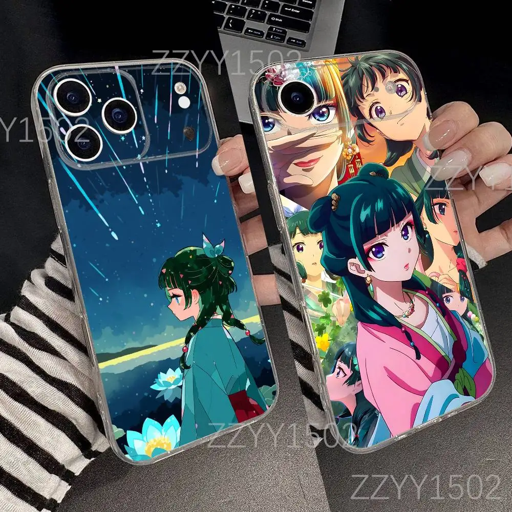 

The A-Apothecary Diaries for iPhone 17,16,15,14,13,12,11 Pro,Max,Plus,X,XS,XR,SE4,E Mini Transparent Soft Anti-Slip Grip Shell