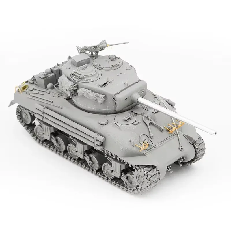 BORDER BT-046 1/35 Scale Sherman M4A1 รถถังกลาง 76 มม.ป้อมปืนประเภทประกอบชุด