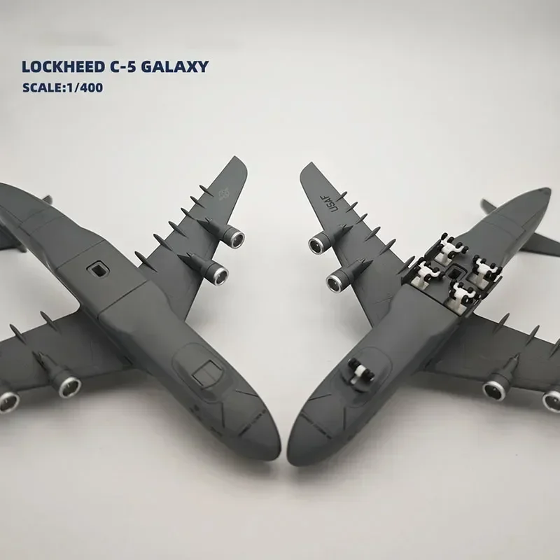 Die Cast 1:400 Scale U.S. Force Lockheed C-5 Galaxy Alloy Transport Aircraft Model Collection Toy Gift Display Military