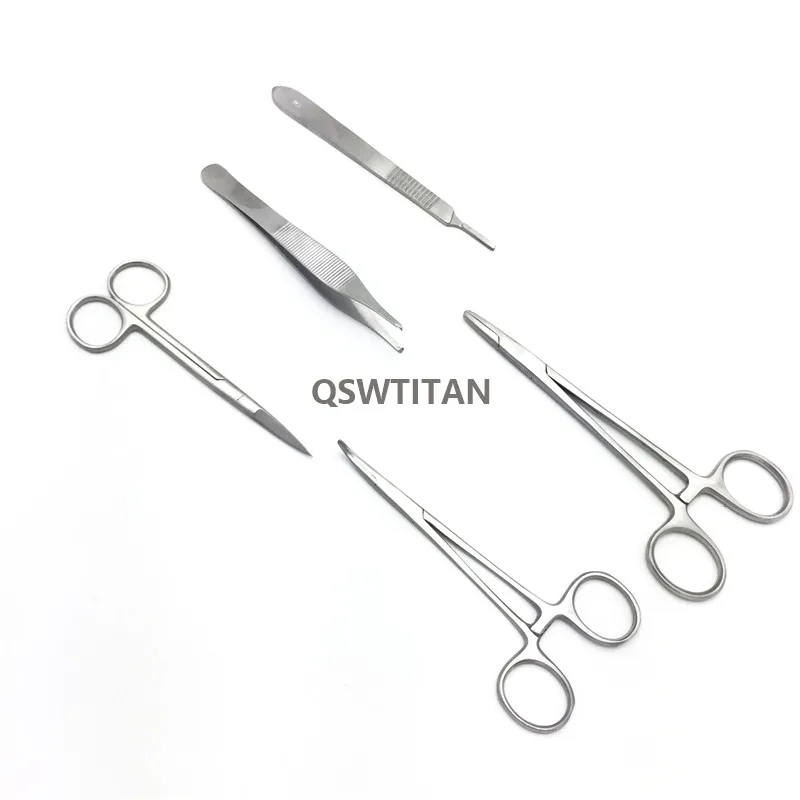 Teaching  Suture Training Kit Skin Operate Suture Practice Model Training Pad Needle Scissors