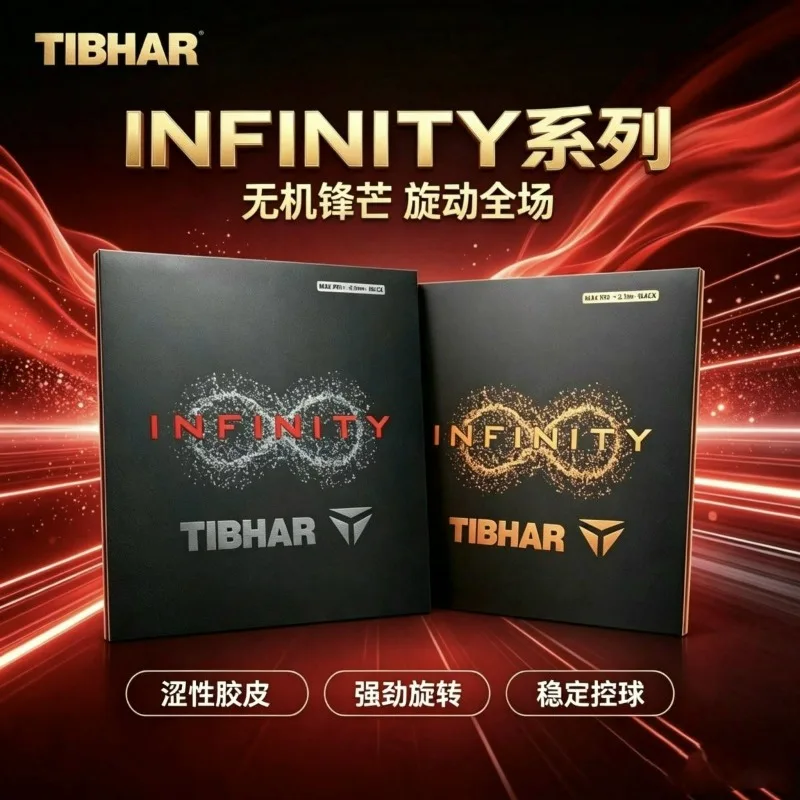 TIBHAR Infinity MXP Table Tennis Rubber, Semi-sticky Inverted Rubber, Same as Darko