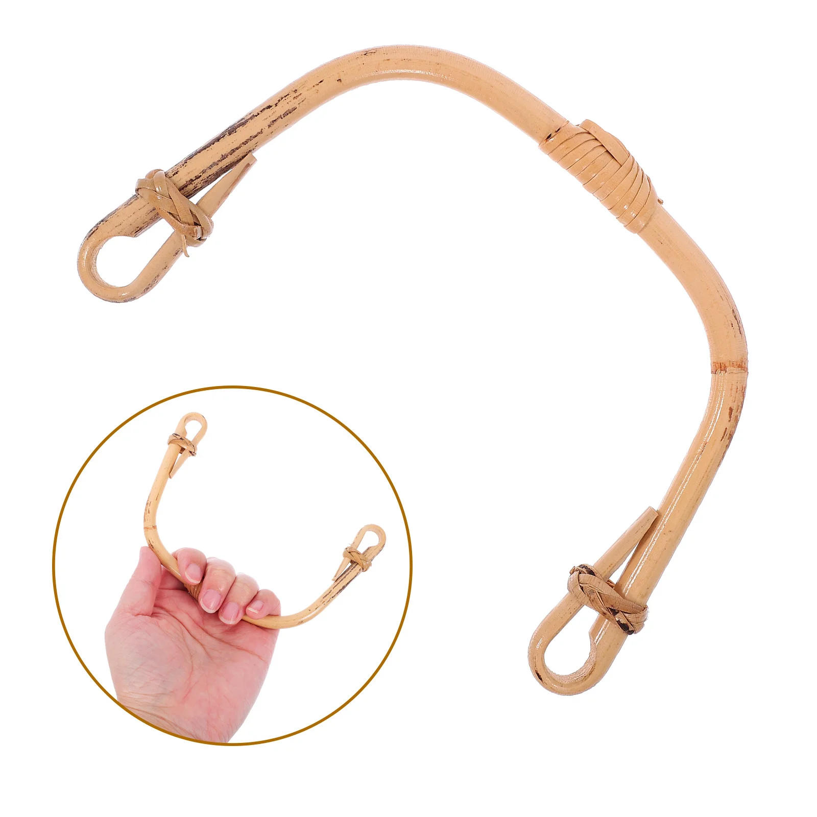 

Teapot Rattan Handle Replacement 10-13cm Comfortable Grip Pottery Clay Kettle Handle Elegant Design Teapot Grip Handles