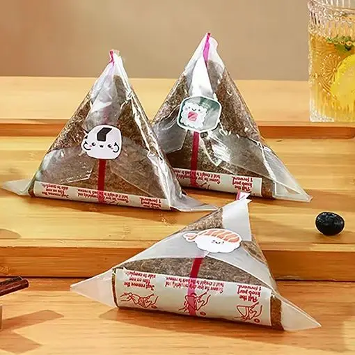 10/50/100 sushi bags Rice and vegetable roll packaging plastic bags laver Rice and vegetable roll