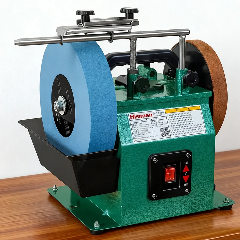 Low Speed Electric Knife Grinding Machine 220V Sharpening Machine Water-Cooled Rotary Polishing Machine Desktop Knife Sharpener