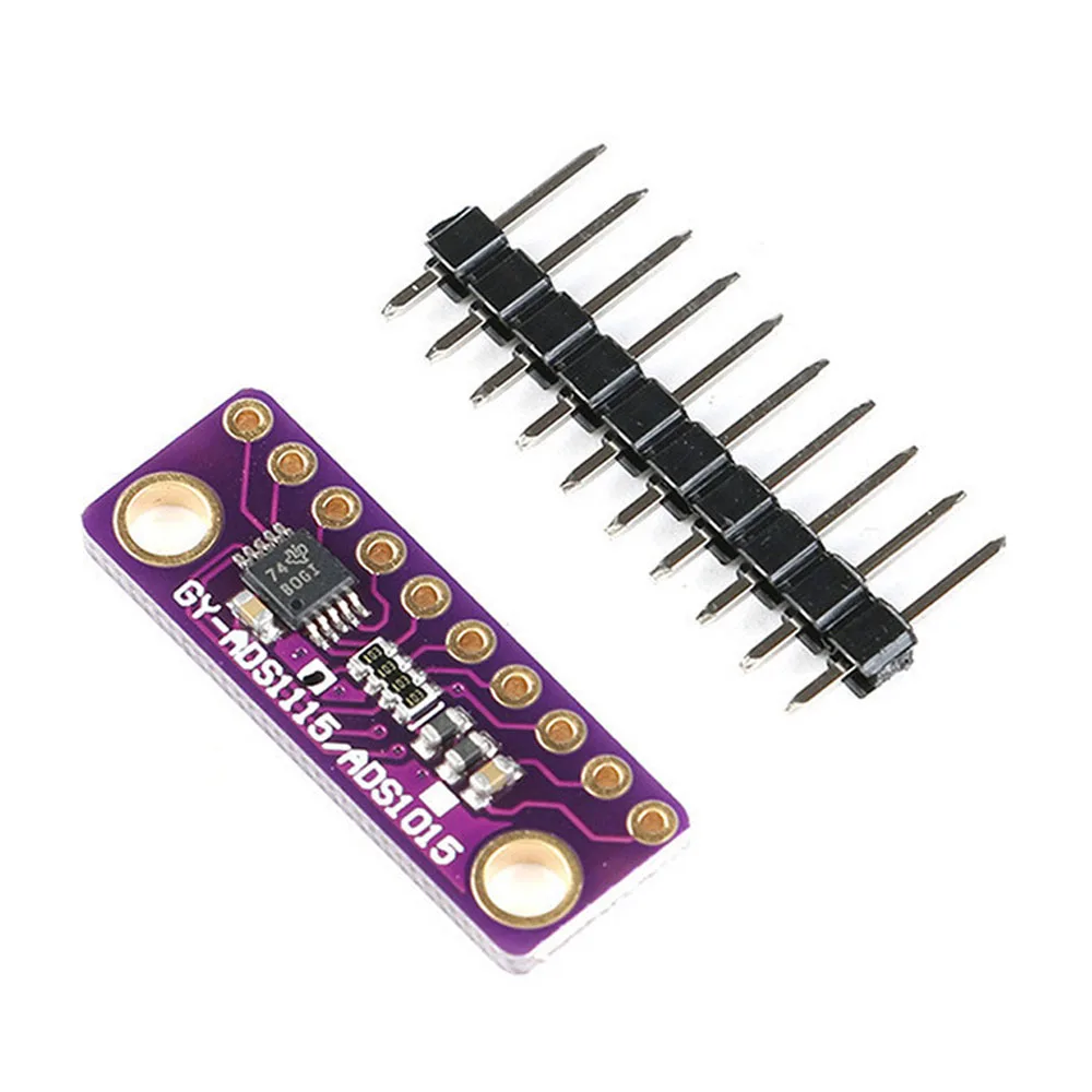 

DC 2-5V 4 CH ADS1115 Analog to Digital Conversion Module ADC with Pro Gain Microcontroller 16 Bit Amplifier Board for Arduino