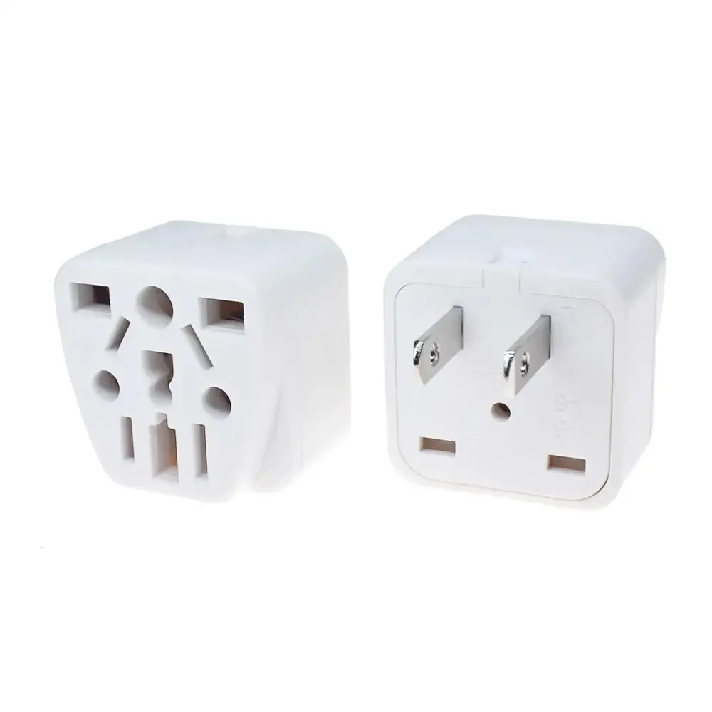 US JP Travel Adapter Multi-type Conversion Socket To US 2 Flat Parallel Pins Power Converter 10A 250V Home Adpater Type A