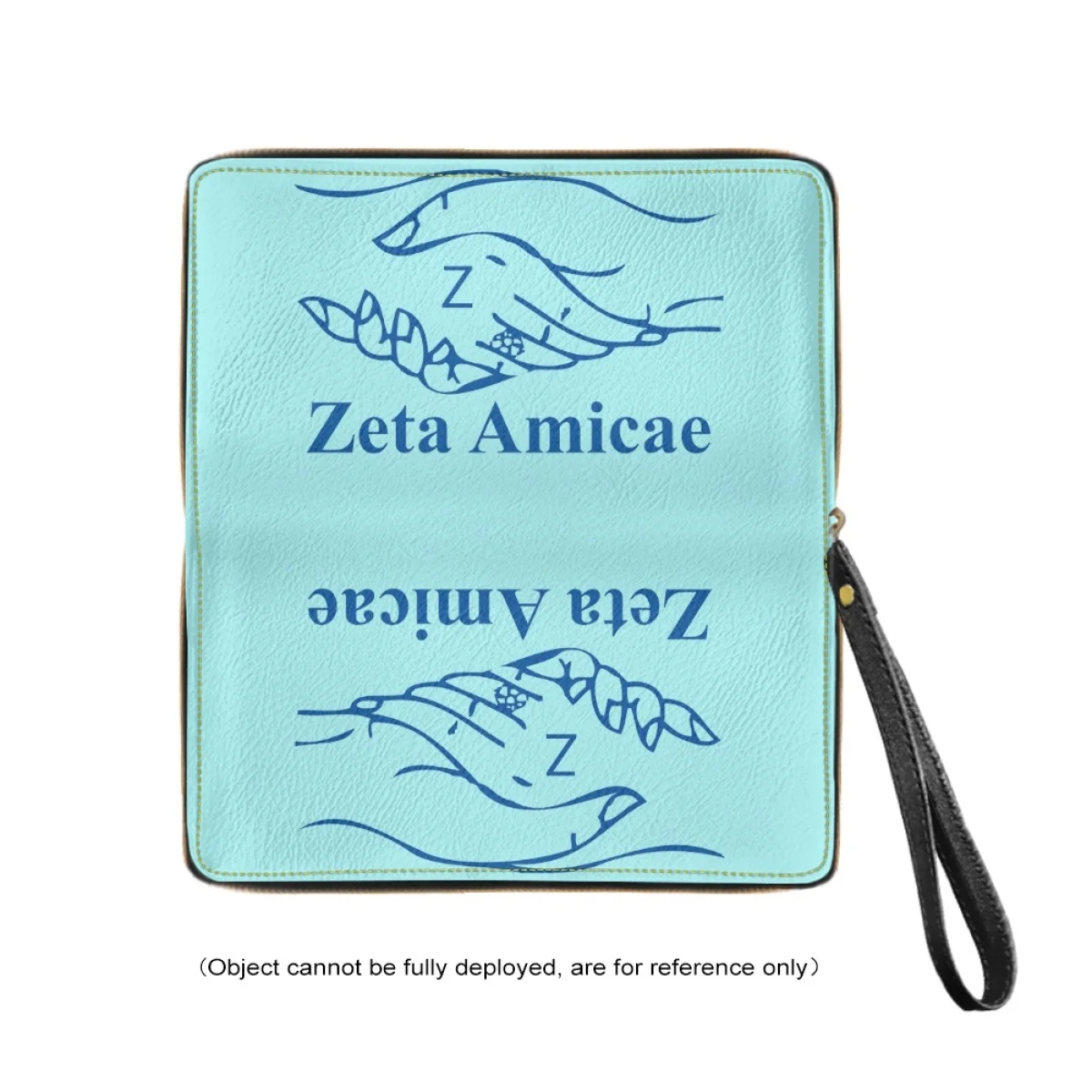 Bolsa de moedas de couro PU vintage para meninas, amigos de presentes Zeta Sorority, mini sacos porta-cartões, sacos longos com zíper, impresso Amicae, 2023