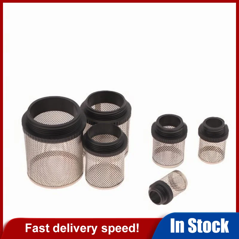 304 Edelstahl 1/2'' ~ 2'' Aquarium Wasserpumpe Filter Bildschirm Garten Bewässerung Pumpe Wasser Rohr Filter