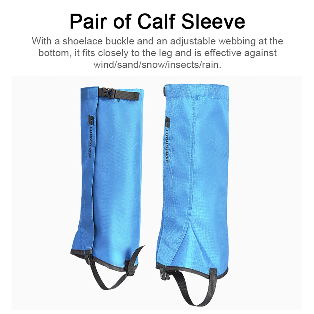 

Outdoor Gaiters Sleeve Leg Protector Climbing Calf Sleeve Snowfield Desert Walking Cycling Waterproof Gaiters Sleeve