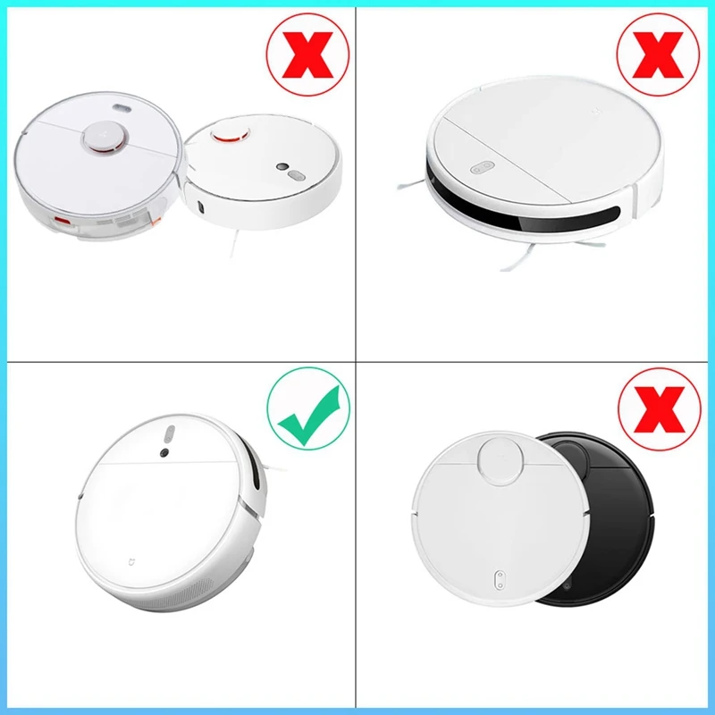 Main Brush + Cover Plate Suitable For Xiaomi Mijia 1T 1C 2C F9 Robot Dust Suction Mop Parts And Accessories