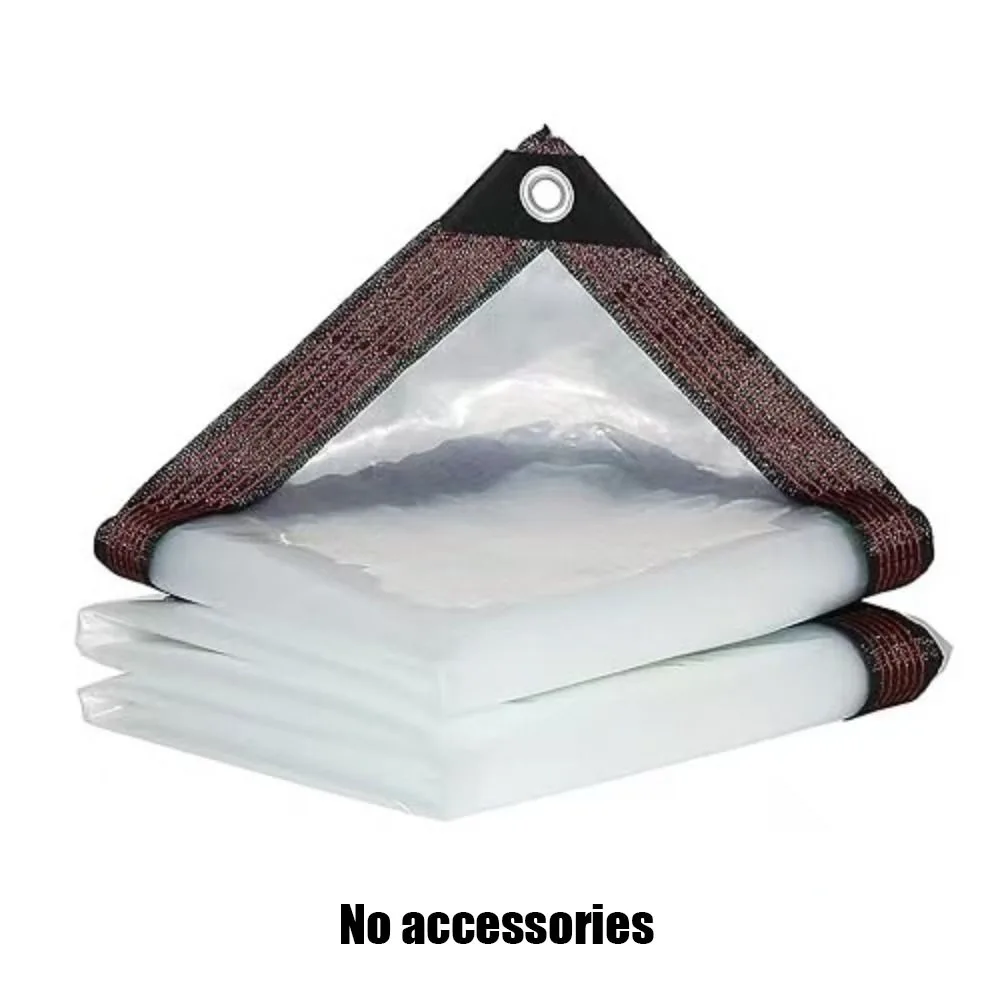Snowproof Waterproof Tarpaulin Waterproof Dust-proof Transparent Rain Cover Wind-Resistant Foldable Rainproof Cloth
