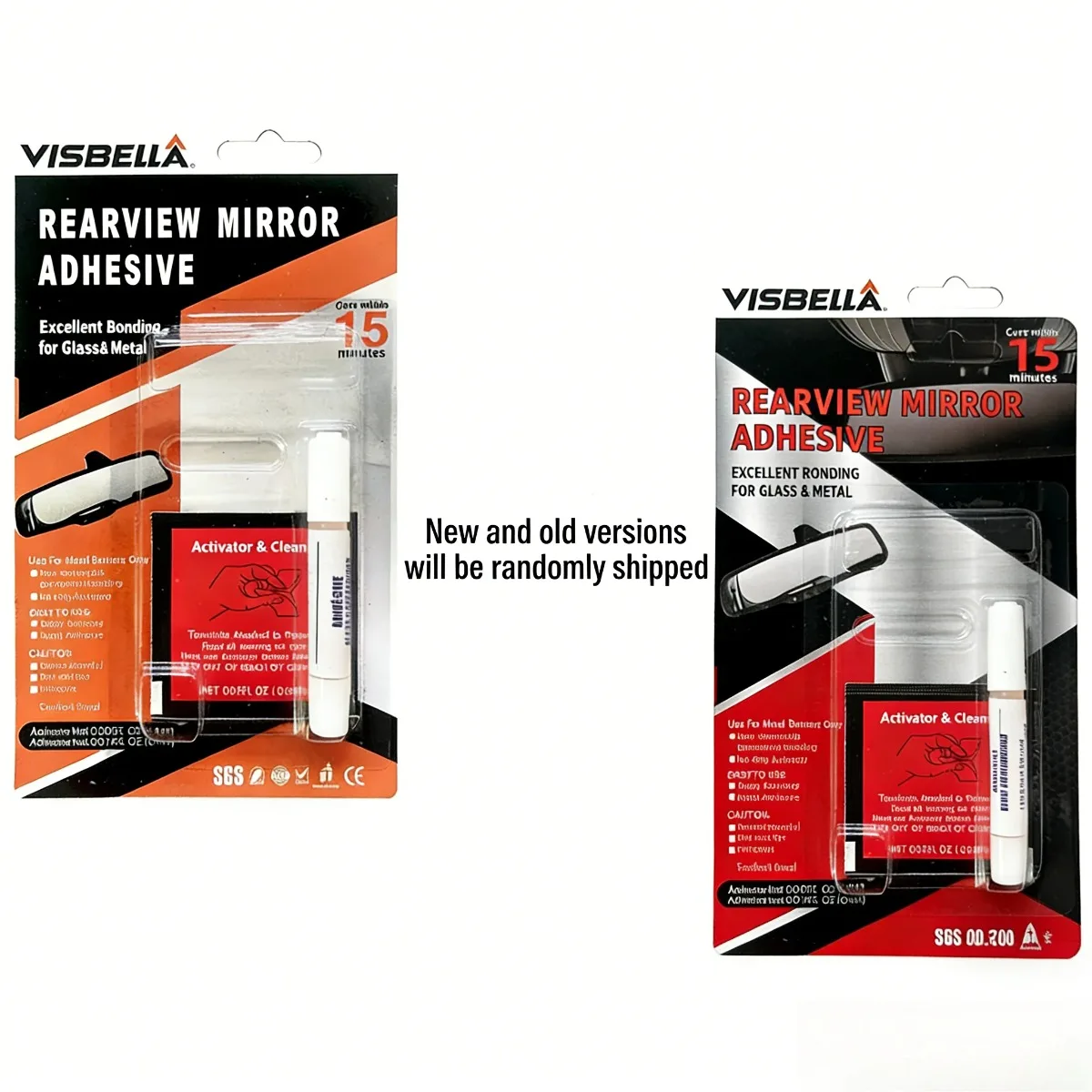 Car Rearview Mirror Adhesive Strong Bonding DIY Repair Quick-Dry Glue Uses For Auto Mirror Fix Accessories