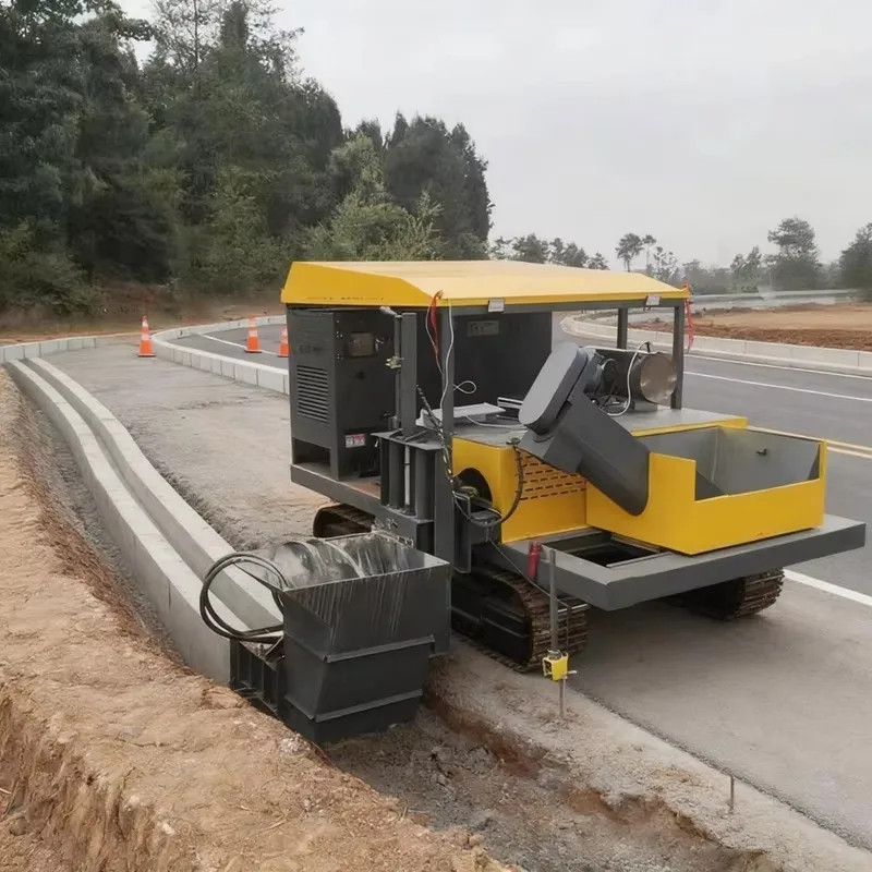Customized Accurate Curb Stone Paving Construction Machinery High-Accuracy Automatic Leveling System Track-Type Engine Gearbox B