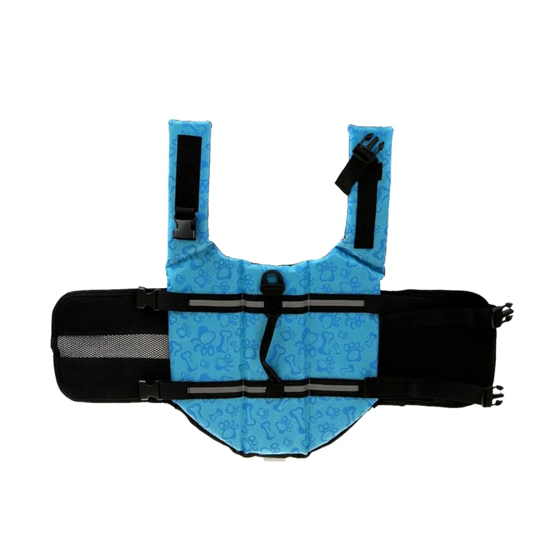 Dog Life Vest Jacket Reflective Adjustable Summer Pet Clothes Puppy Swimwear Medium Large Dog Life Jacket Safety Swimming Suit