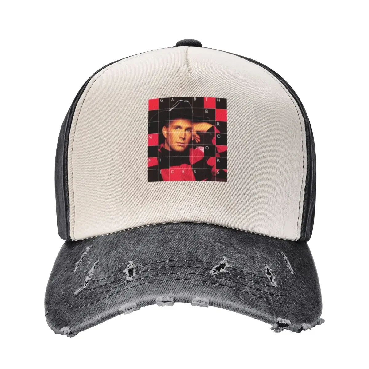 Garth Brooks In pieces Classic Baseball Cap Gentleman Hat Wild Ball Hat Golf Hat Man Trucker Hats For Men Women's