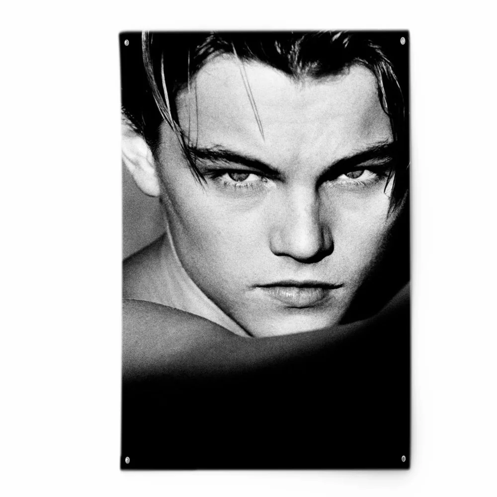 L-Leonardo Dicaprio Young Flag DIY Flag For Family Group Party Living Room Home Dorm Decor Wall Art Decor Banner