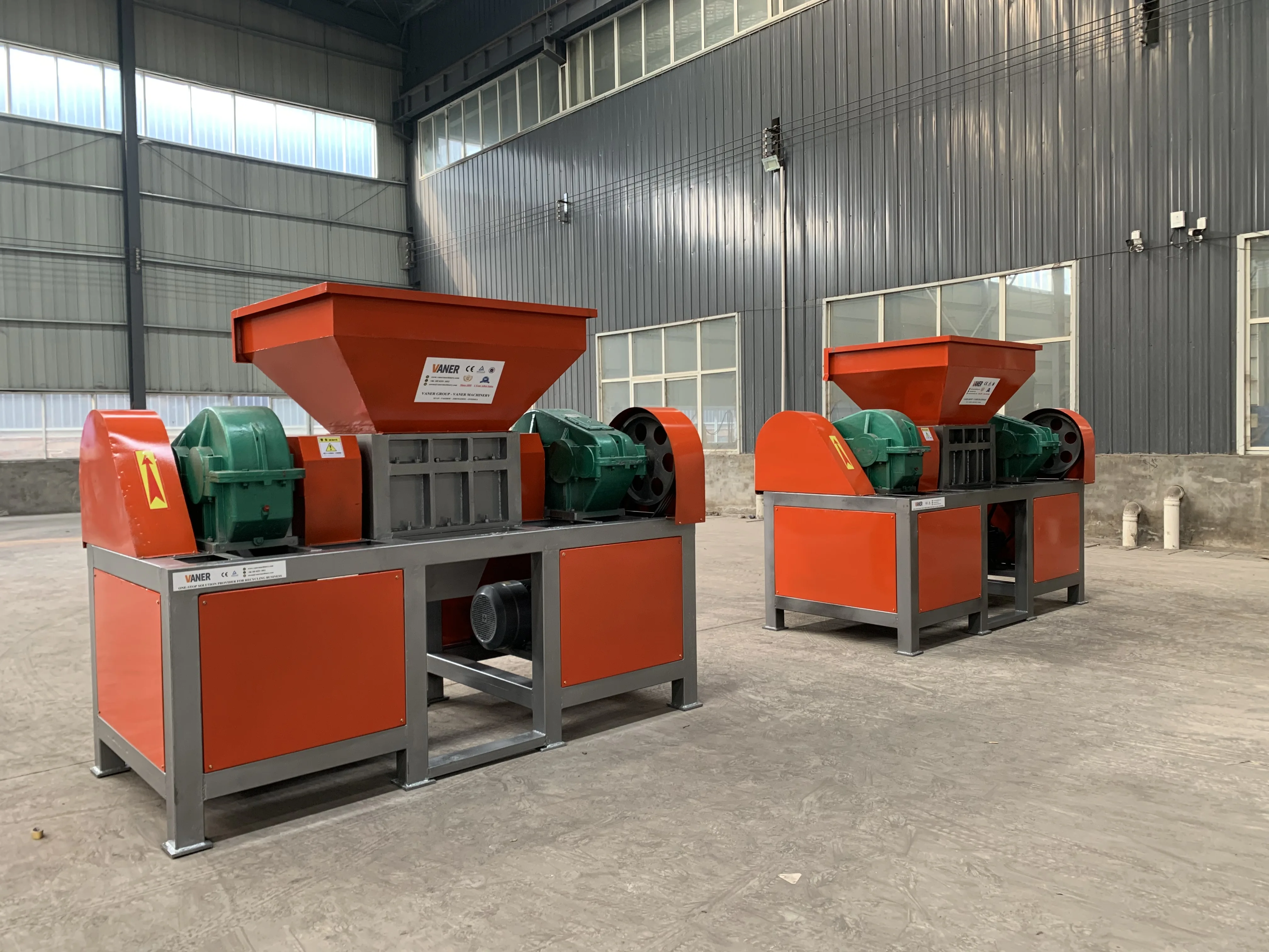 YG Double Shaft Shredder Scrap Industrial Shredder Machine Fir Shredding Bid Hard Products