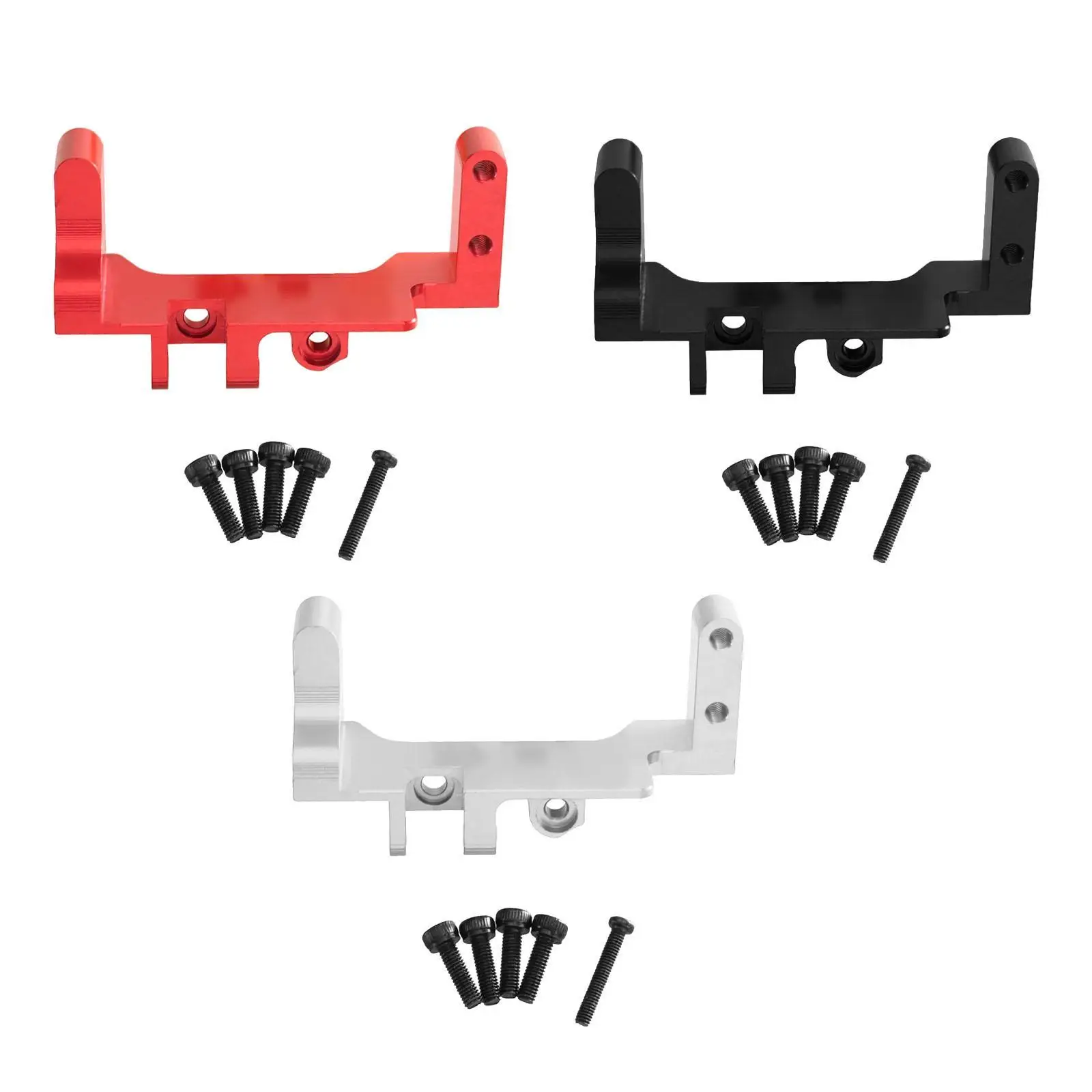 RC Crawler Servo Fixed Bracket Aluminum Alloy Front Steering Mount for Meijiaxin H12Y H12Y Plus