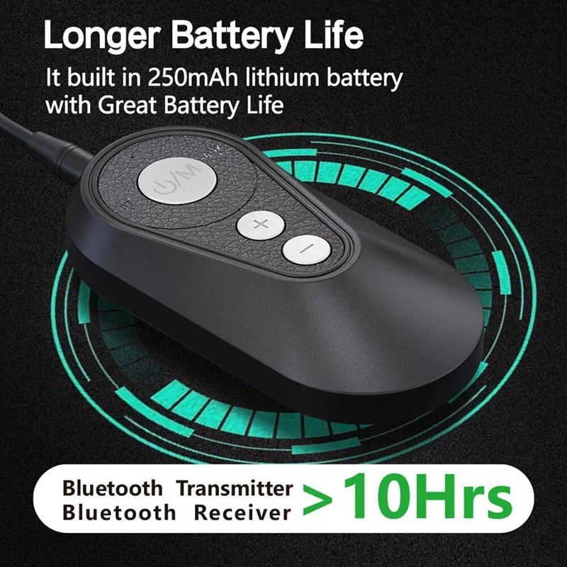 TOP ข้อเสนอ LE Bluetooth Audio เครื่องส่งสัญญาณ V5.4 LC3 Hifi อะแดปเตอร์เพลงสําหรับหูฟังทีวีลําโพงบลูทูธแจ็ค 3.5 มม.