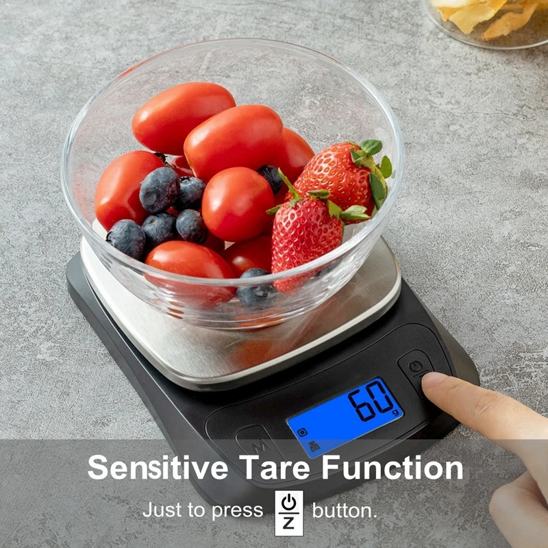Mechanical Stainless Steel Kitchen Scales for Fruits Electrical Balance Weight Food Scale 11lbs Digital Kitchen