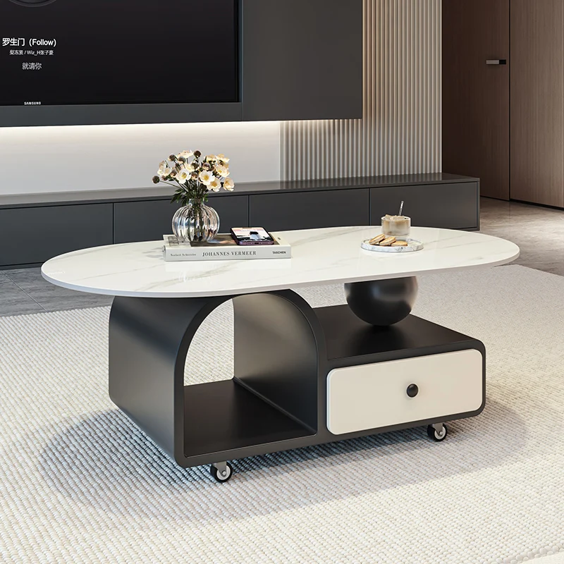 

Organizer Nordic Coffee Table Living Room Luxury Designer Aesthetic Side Table Minimalist Italian Mesas Bajas Home Furniture