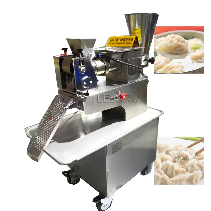 ماكينة صنع الزلابية الأوتوماتيكية الصغيرة رافيولي بيروجي بيلميني جيوزا تورتيليني/ماكينة صنع السمبوسك الصغيرة بالكامل