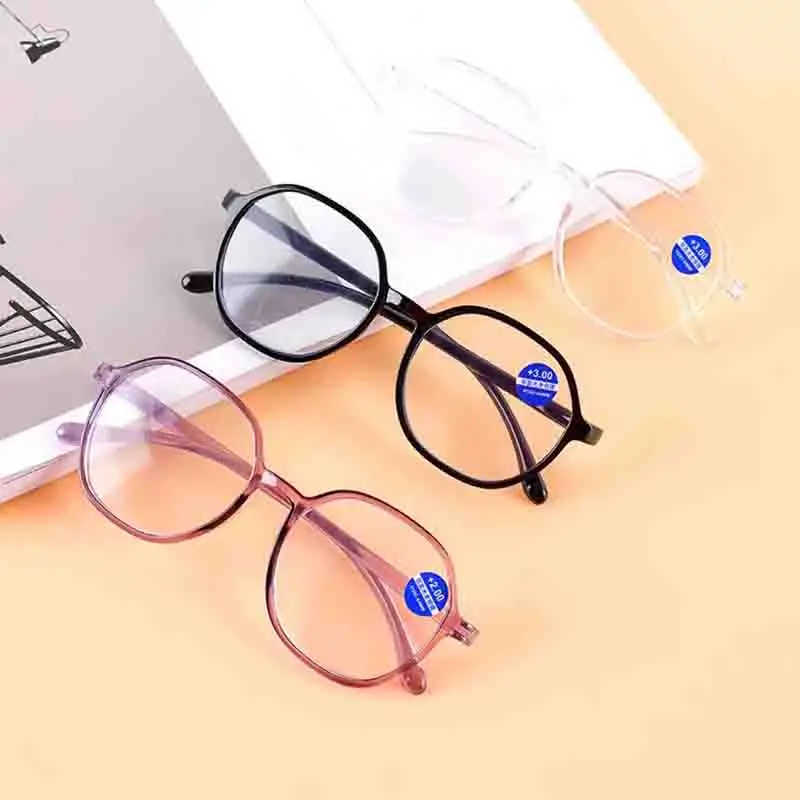 

New High-definition Reading Glasses for Women Men Fashion Classic Vision Care Eyewear PC Frame Presbyopic Glasses +1.00~+4.00