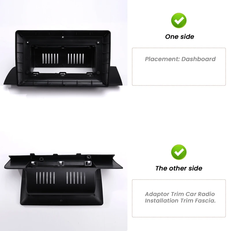 

Multi-Purpose Upgraded 10Inch Frame Fascia Adapter Panel Kit For S Class W140 91-98 LHD