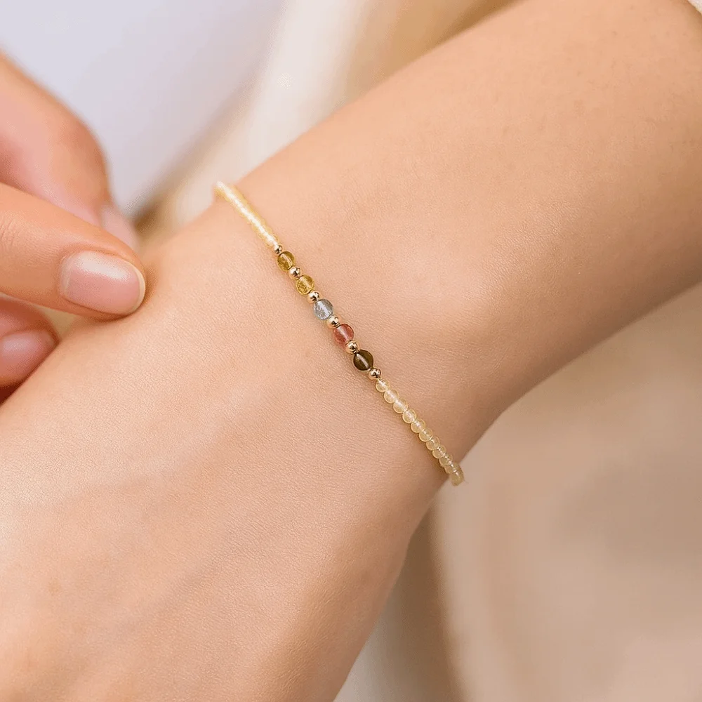 مجوهرات الثروة الجذب سوار الخرز اليدوية محظوظ سيترين سوار الحلي فريدة من نوعها سيترين الحصول على الإسورة الغنية