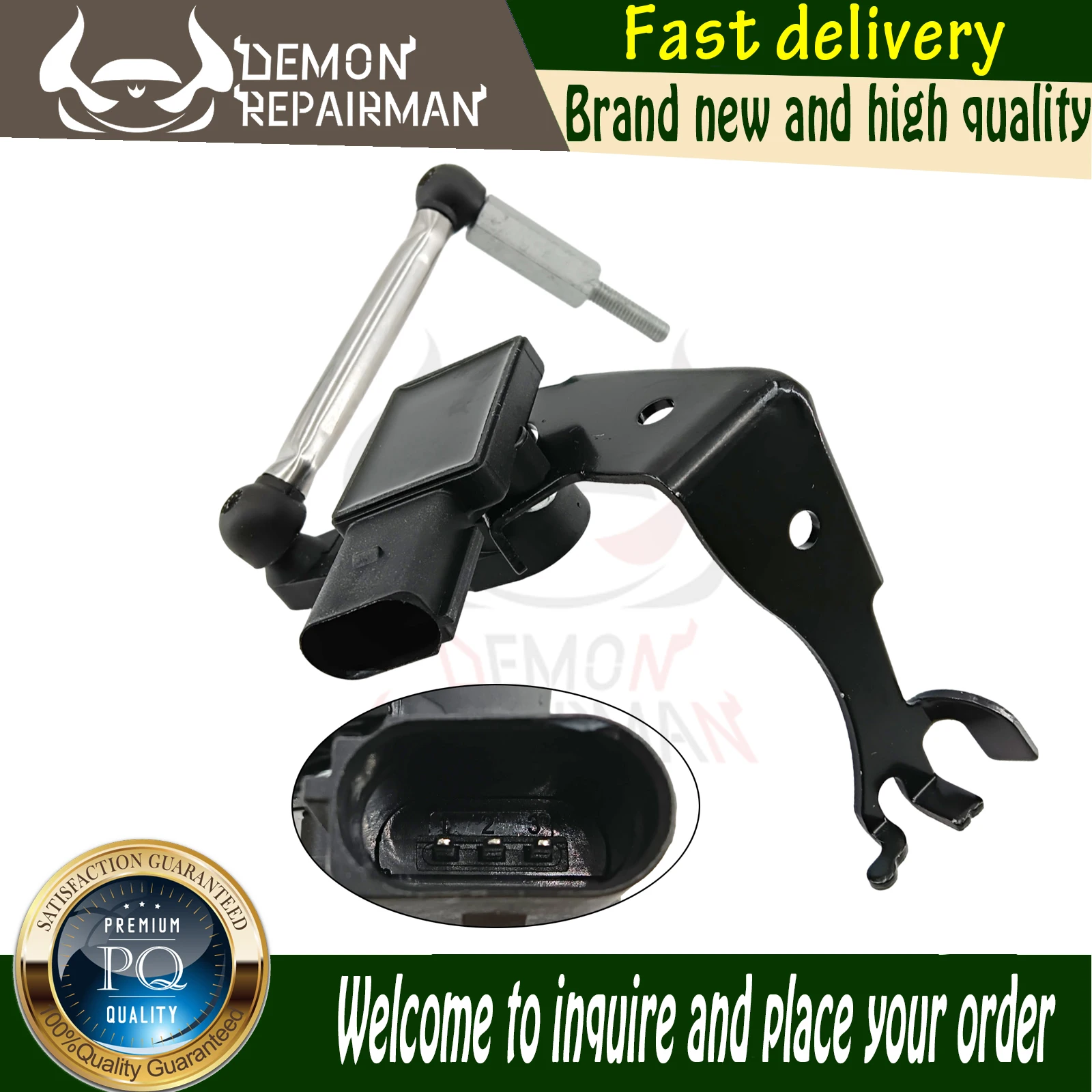 80A941285C 80A941285B 80A941285D 4K0941285B Headlight Level Height Sensor Compatible with audi a6 Allroad C8 Q5 SQ5 a7 2.0L 3.0L