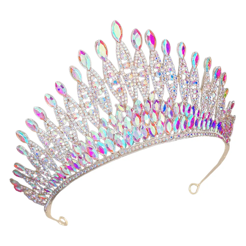 

Rhinestone Crown Hair Accessory Queen Headpieces Headbands Accessories for Girls Bridal Hairband Headgear Bridesmaid
