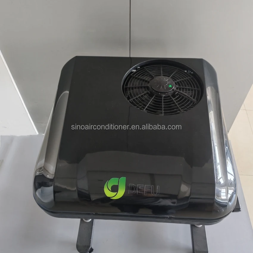 24 فولت 12 فولت على السطح التدفئة التبريد تكييف وقوف السيارات الكهربائية تيار مستمر 12 فولت مكيف الهواء للسيارة #4