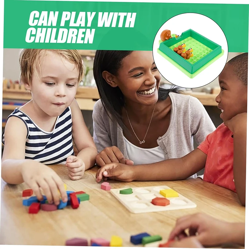 Hedgehog Board Games With Solution Skill-Building Puzzle Logic Game Toy Children Labyrinth Maze Game Toy Table Game Toy for Kids