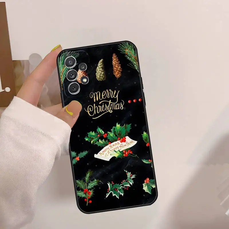 New Year Christmas Phone Case For Samsung A 20 22 33 21S 01 02 6 7 8 9 2018 10 11 12 S E STAR CORE 4G Funda Shell Cover