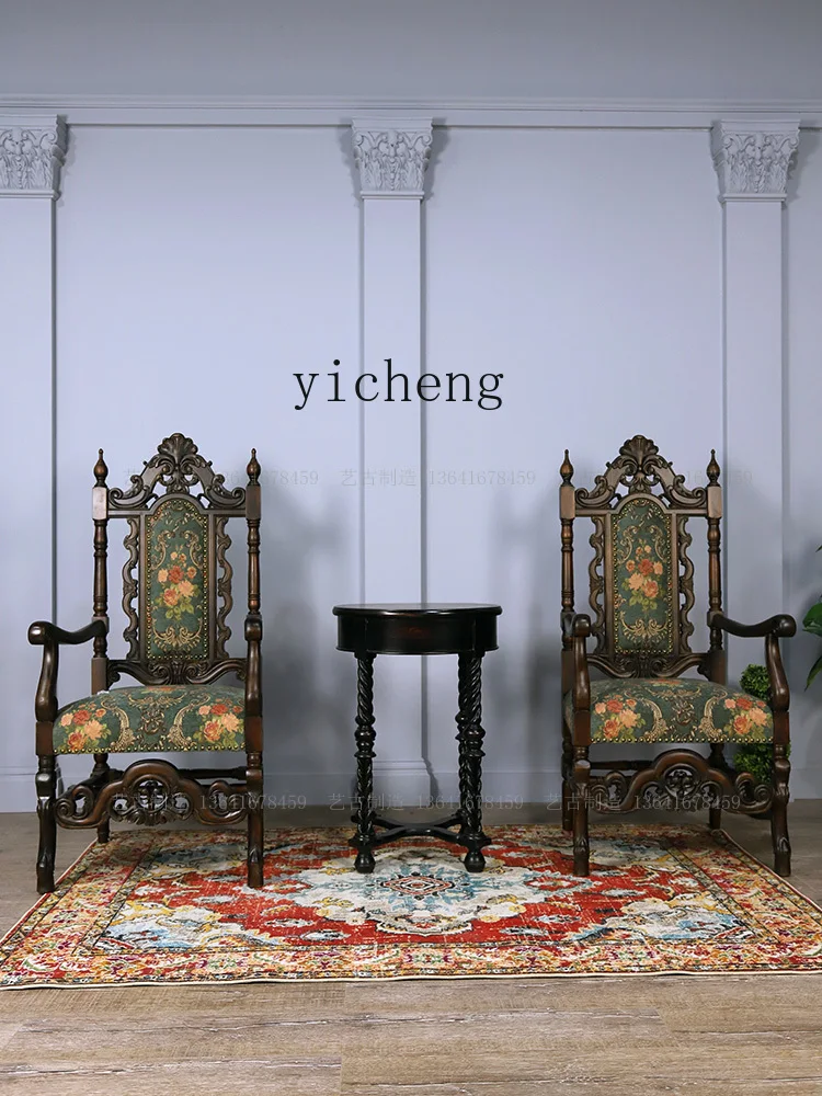 كرسي طعام جديد من الخشب الصلب بالكامل على الطراز الصيني من HJ، شعور فني عتيق لغرفة المعيشة وغرفة الطعام ومسند الظهر وإكسسوارات المنزل